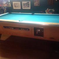 3 1/2' X 7' Valley Coin op Bar Pool Table