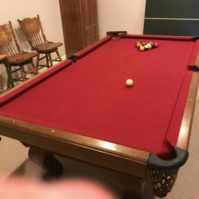 Slate Pool Table With Ping Pong Top For Sale